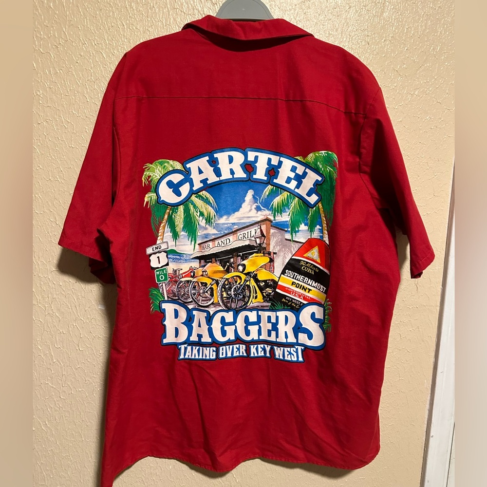 Red Kap Button Down Shirt Size XXL